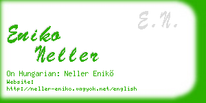 eniko neller business card